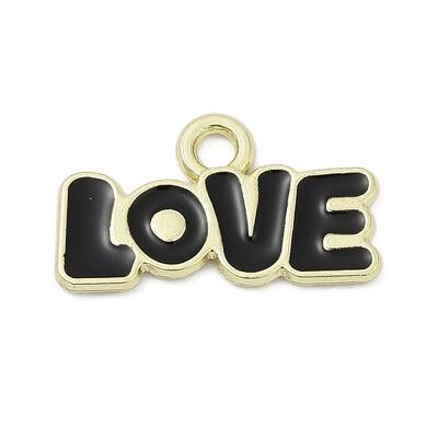Valentine's Day Alloy Enamel Pandants