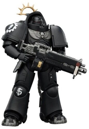 Warhammer 40K: Space Marine - Iron Hands: Heavy Intercessor with Heavy Bolt Rifle & Bolt Pistol Game Edition 1/18 Action Figu...