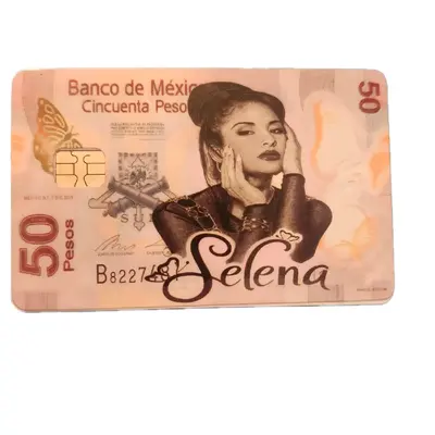 High-Quality Selena Debit Card Sticker Worth 50 Pesos - Perfect Gift for Fans!