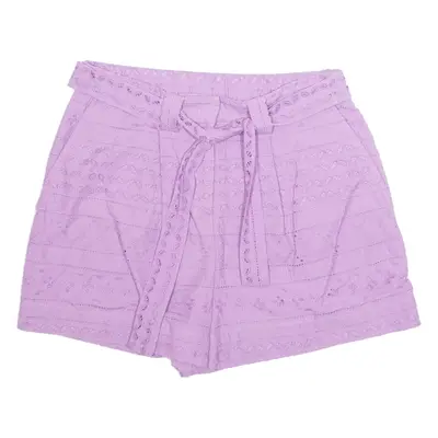 BADGLEY MISCHKA Womens Casual Shorts Purple XS W28