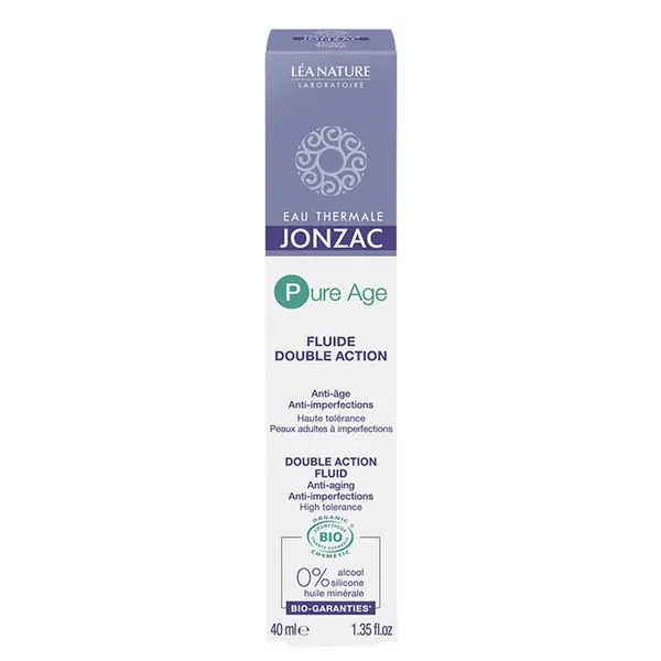 Jonzac Thermal Water - Pure Age - ORGANIC Double Action Fluid 40ml