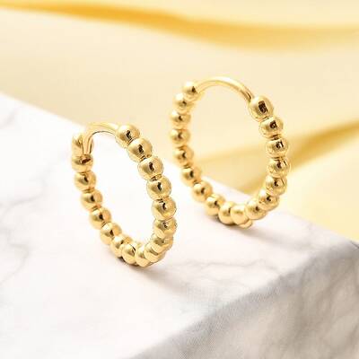 Rack Plating Round Brass Hoop Earrings for Women