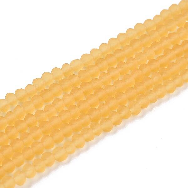 Transparent Glass Beads Strands