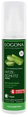 Logona Organic aloe vera heat protectant spray 150ml