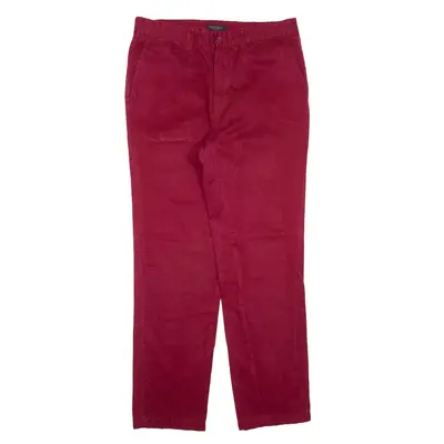 NAUTICA Chino Trousers Pink Regular Straight Womens W32 L32