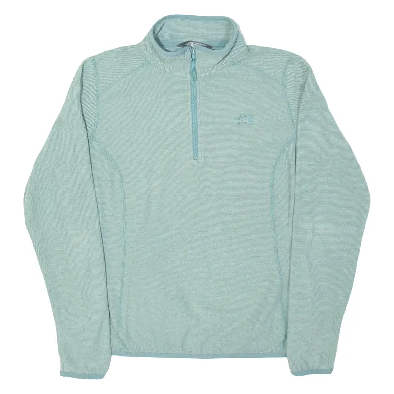 THE NORTH FACE Womens Fleece Green 1/4 Zip M
