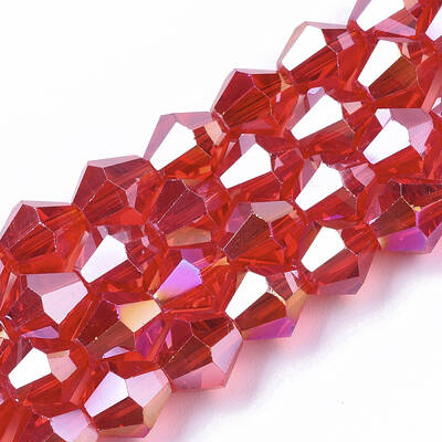 Electroplate Glass Beads Strands