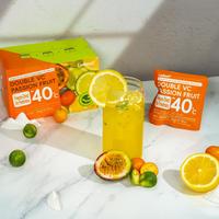 Passion Fruit Cocktaill Tea Lemon Kumquat Tea 154g (22g*7) With Freeze Dried Lemon Passion Fruit And Kumquat