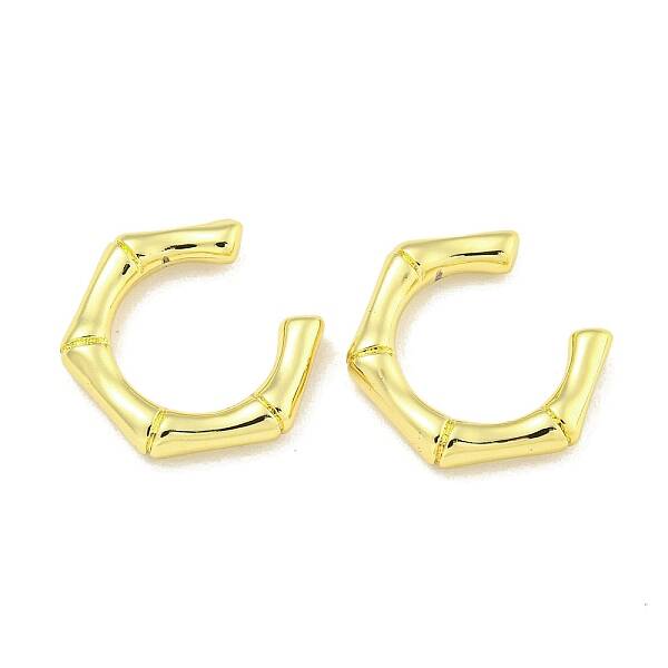 Brass Cuff Earrings