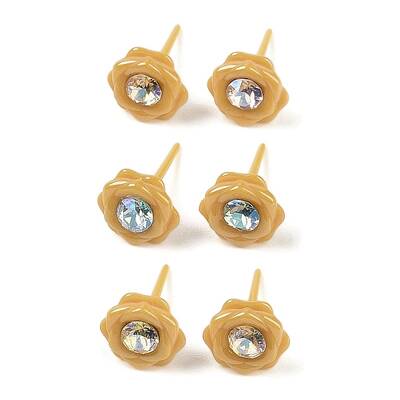 Hypoallergenic Bioceramics Zirconia Ceramic Stud Earrings