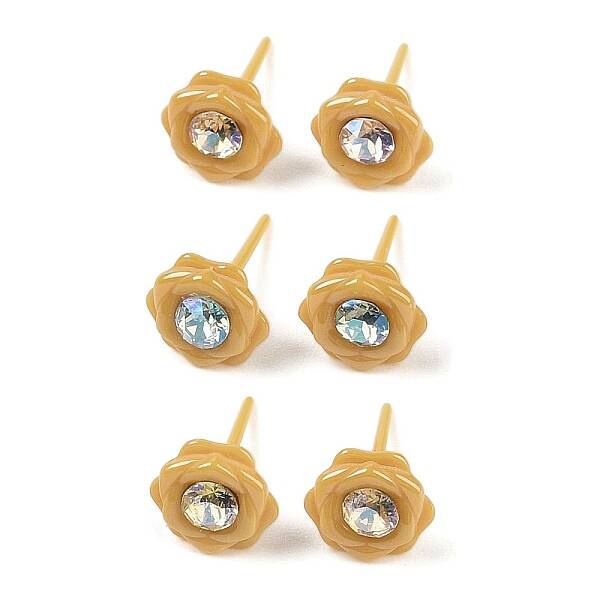 Hypoallergenic Bioceramics Zirconia Ceramic Stud Earrings