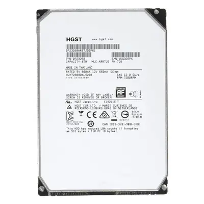 0F23268 HGST 8TB 12Gb/s SAS 7200 3.5-inch 128MB Hard Drive