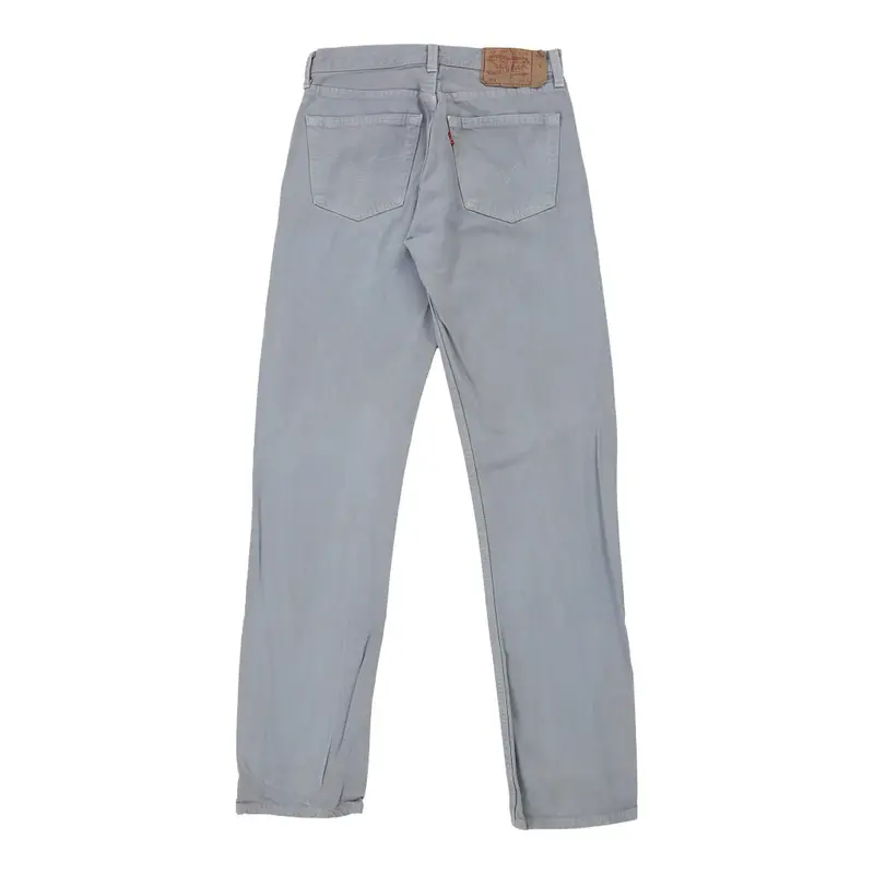 501 Levis Jeans - 29W 34L Grey Cotton