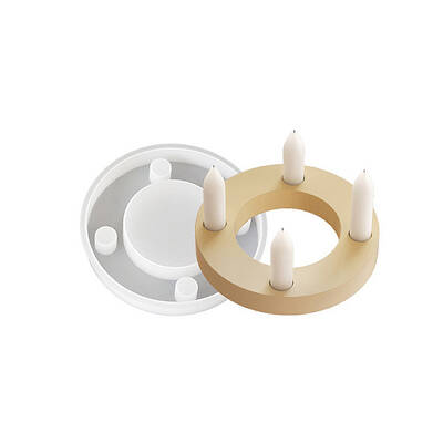 DIY Silicone Candle Holder Molds