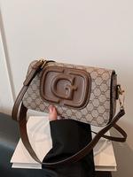 Women's Fashionable Letter Pattern Shoulder Bag, Casual Pu Leather Crossbody Bag for Daily Used, Unique Bags, Trendy Versatil...