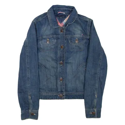 TOMMY HILFIGER Girls Denim Jacket Blue M