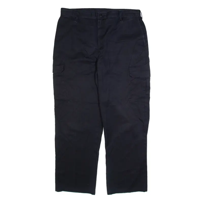 DICKIES Cargo Mens Trousers Black Regular Straight W38 L32