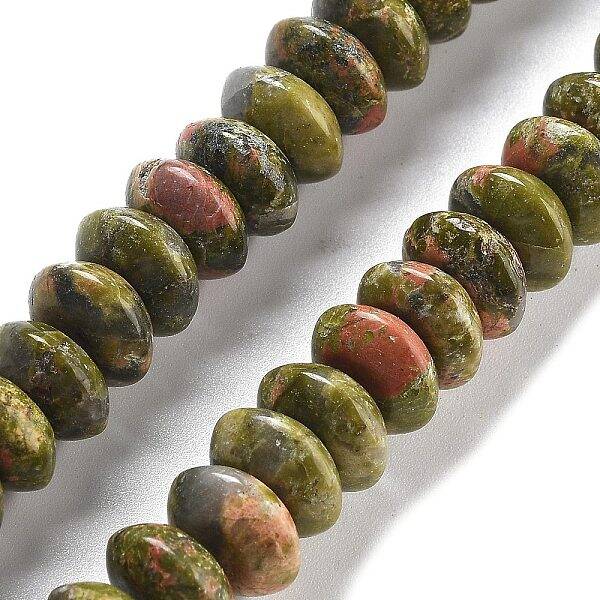 Natural Unakite Beads Strands