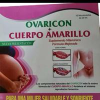 Ovaricon Cuerpo amarillo Dietary Supplement - 10 Single Doses of 15 mL for Healthcare and Edible Fitness - Vitamin