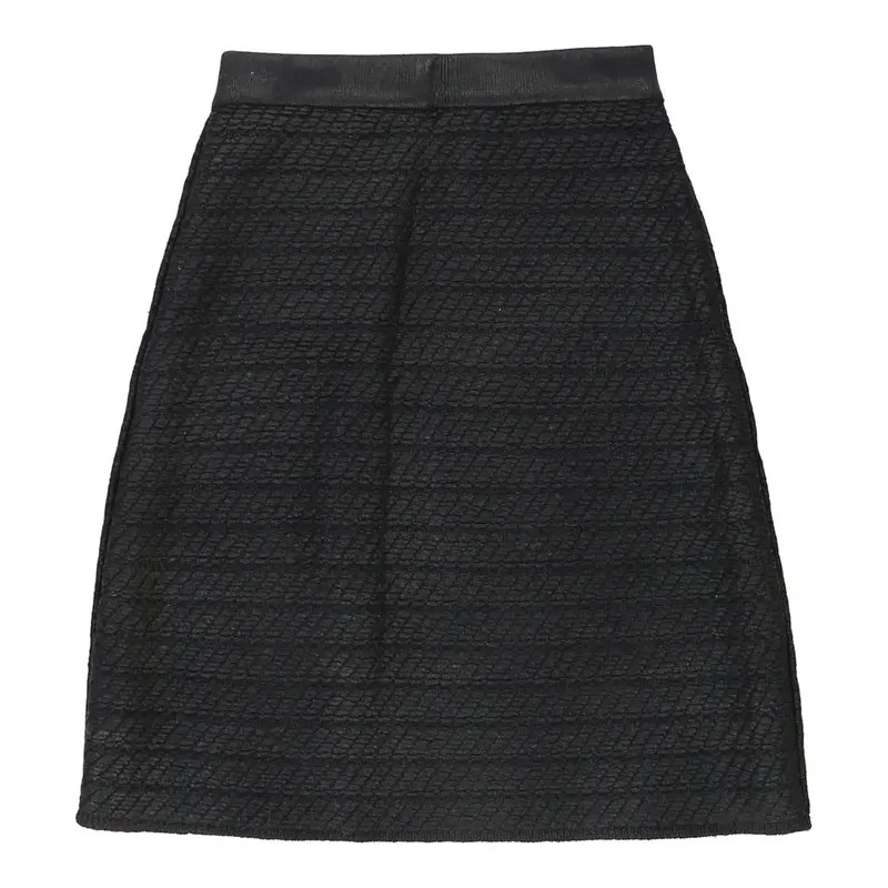Salvatore Ferragamo Midi Skirt - Small Black Wool | Size: small