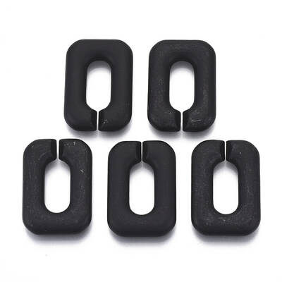 Spray Painted CCB Plastic Linking Rings