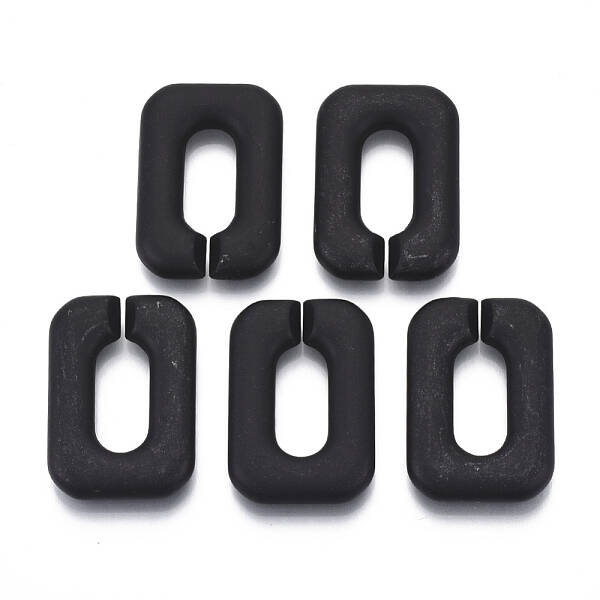 Spray Painted CCB Plastic Linking Rings