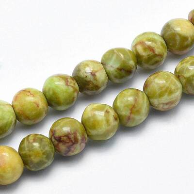Natural Marble Beads Strands