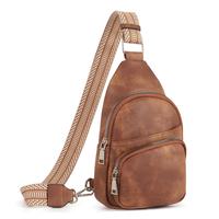 CLUCI dealsforyoudays Small Sling Bag for Women and Men Vegan Leather Fanny Pack Crossbody Bags, Chest Bag With Guitar Strap ...