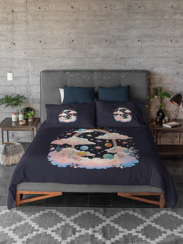 Celestial Dreams - Cosmic Cloud Bedding