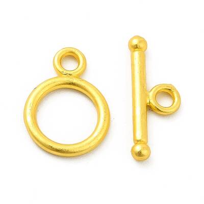 Rack Plating Alloy Toggle Clasps