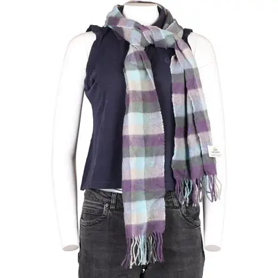 Lacoste Scarf - No Size Multicoloured Cashmere Blend