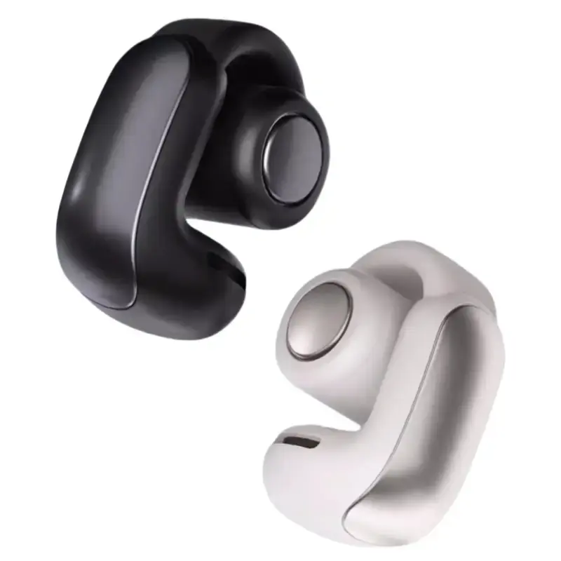 Open Clip On Earbuds with Ambient Awareness & Button Controls – Fashion Ear Clips for Music & Calls, Non‑In‑Ear, All‑...