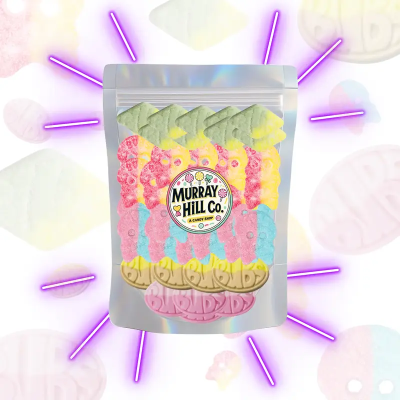 Swedish Candy Sample Pack – 5 Flavors! Sour & Sweet Foam Gummies | Bubs TikTok Viral Candy | Imported from Sweden Bonbon Su...