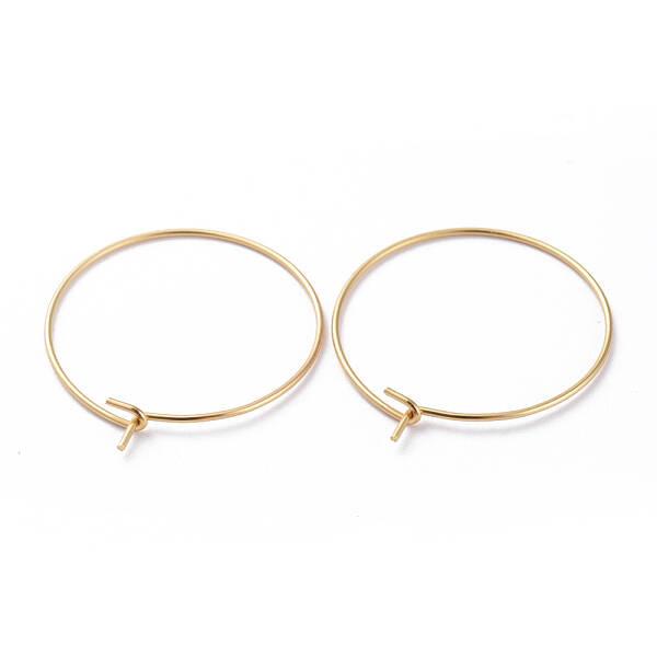 316 Surgical Stainless Steel Hoop Earring Findings