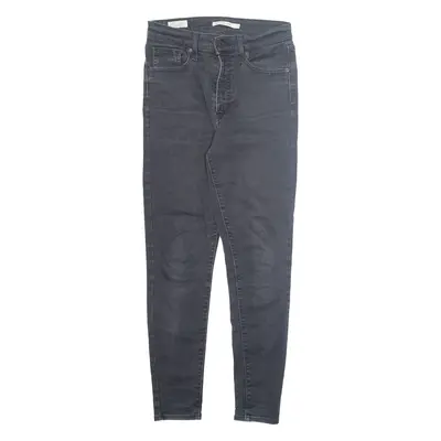 LEVI'S Mile High BIG E Womens Jeans Black Regular Skinny W28 L27