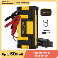 AVAPOW 6000A Car Jump Starter(For All Gas/Up to 12L Diesel),Power bank,Dual USB Quick Charge,AC/DC,12V Jump Pack with Built-i...