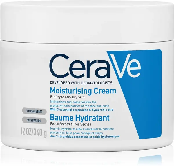 Cerave Moisturizing Cream for Dry or Very Dry Skin (Moisturizing Cream) - Volume: 340 g