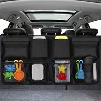 Car Backseat Organizer, Adjustable Rear Seat Storage Bag, Car Accessories, Multi-functional Hanging Mesh Storage Bag for Car ...