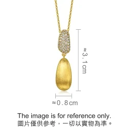 999 Gold Diamond Necklace