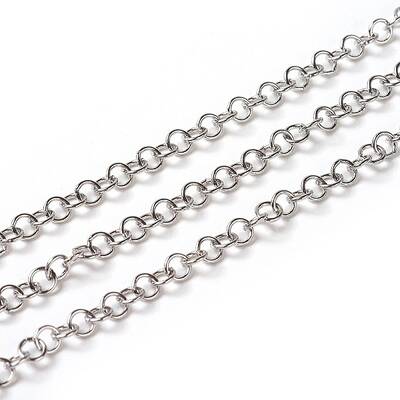 Tarnish Resistant 304 Stainless Steel Rolo Chains