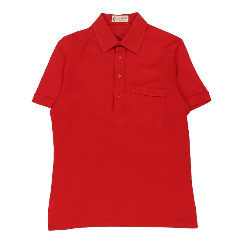 Carabelli Polo Shirt - Medium Red Cotton