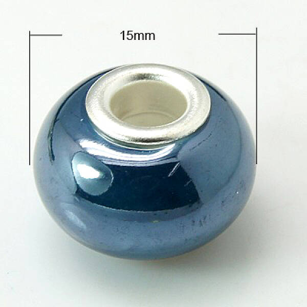 Handmade Porcelain European Beads
