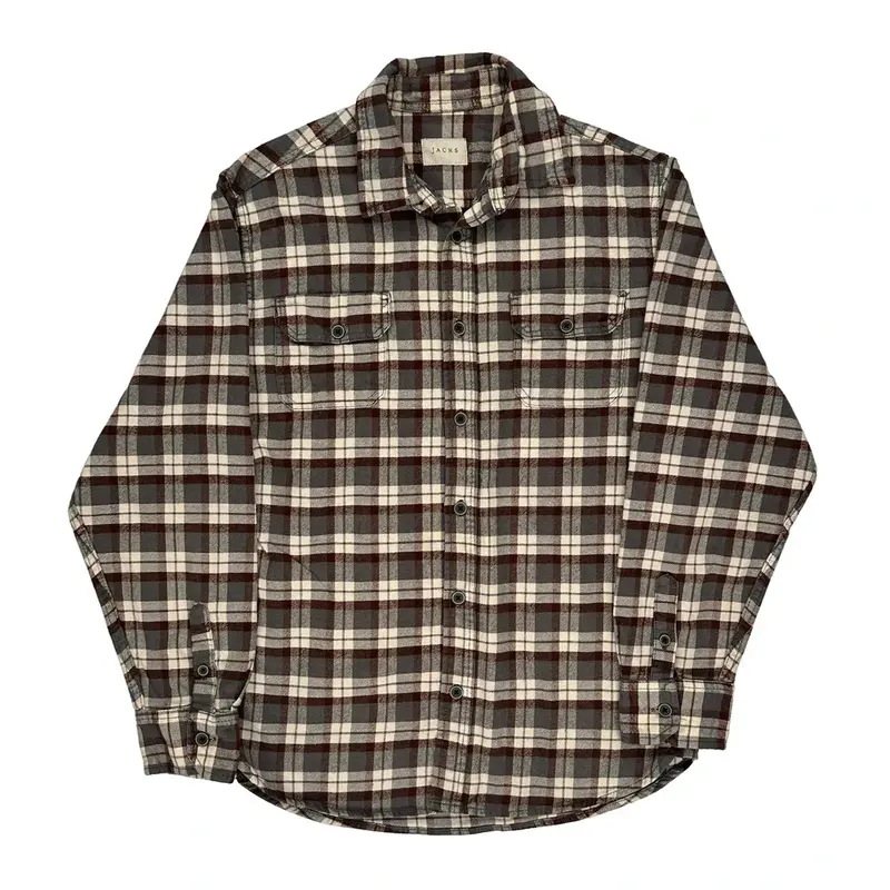 Jachs Checked Shirt - Medium Multicoloured Cotton