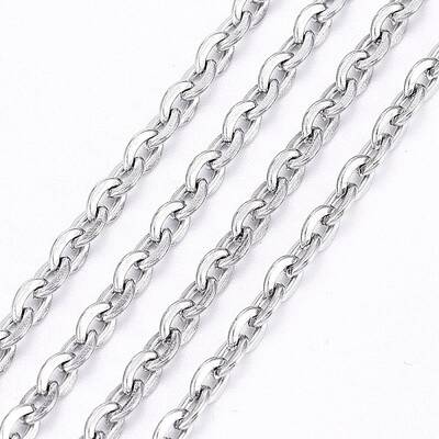 Tarnish Resistant 304 Stainless Steel Cable Chains
