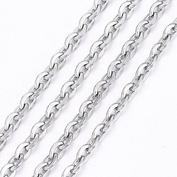 Tarnish Resistant 304 Stainless Steel Cable Chains