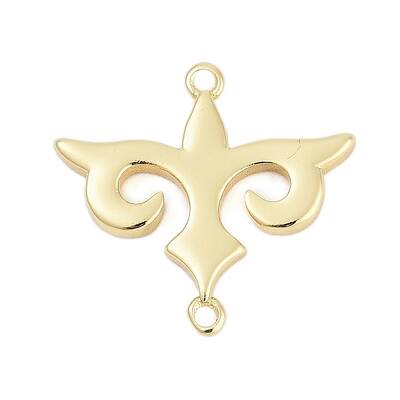 Brass Flower Connector Charms
