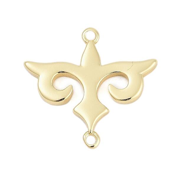 Brass Flower Connector Charms