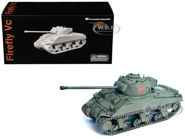 British Sherman Firefly Vc Tank #12 3 Troop, A Sqd. Northamptonshire Yeomanry, France (1944) NEO Dragon Armor Series 1/72...
