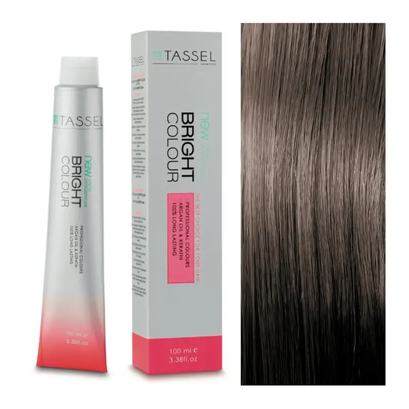 Eurostil Bright Color Tinta 6.1 Dark Ash Blonde 1un