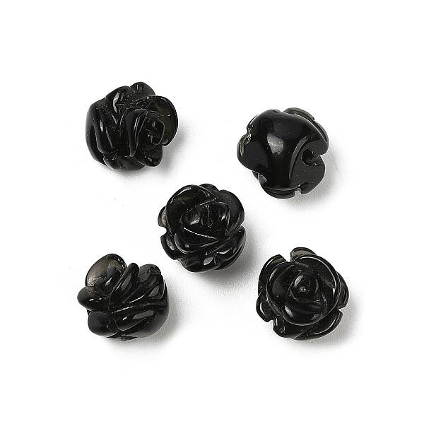 Natural Obsidian Beads
